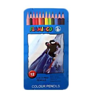 مداد رنگی 12 رنگ فلامینگو ترنج مارکت