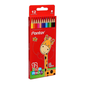 مداد رنگی ۱۲ رنگ پنتر Panter جعبه مقوایی