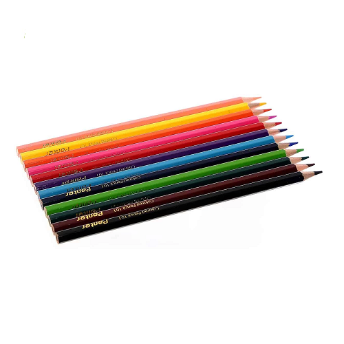 مداد رنگی 12 رنگ پنتر Panter جعبه مقوایی